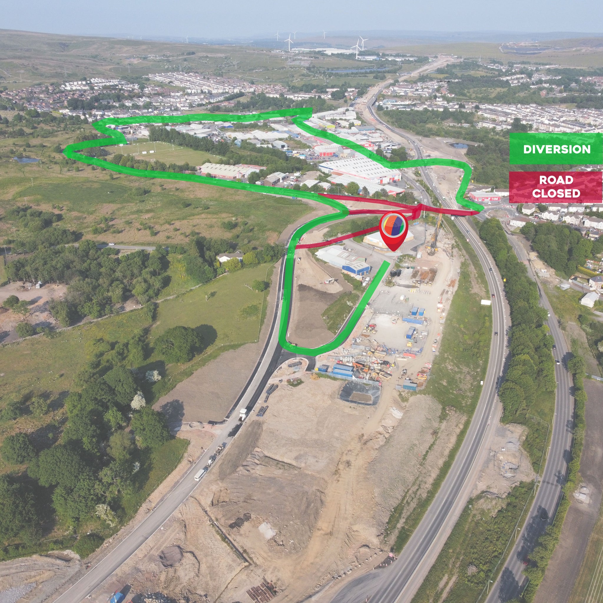 Important Access Updates - Rabart Merthyr Tydfil: Reopening of Rocky Road and Temporary Closures