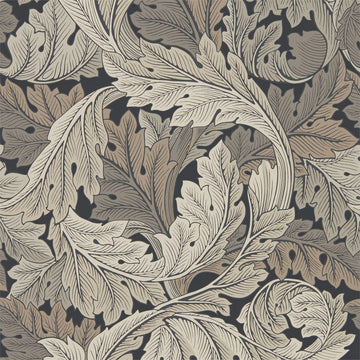 Morris & Co Wallpaper Acanthus Charcoal/Grey 216442