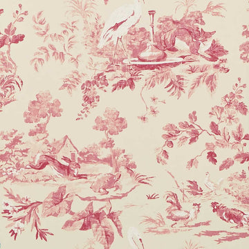 Sanderson Wallpaper Aesops Fables Pink DCAVAE101