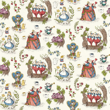 Sanderson Wallpaper Alice in Wonderland Hundreds & Thousands 217287
