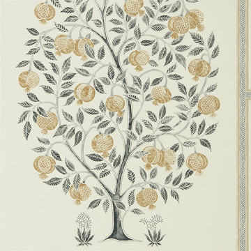 Sanderson Wallpaper Anaar Tree Charcoal/Gold 216791