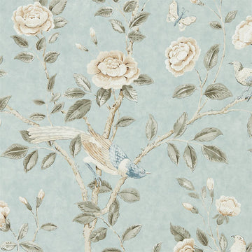 Sanderson Wallpaper Andhara Dove/Cream 216797
