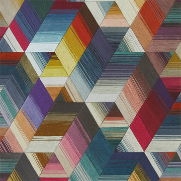 Harlequin Wallpaper Arccos Cerise / Neptune / Teal 111969