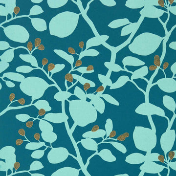 Harlequin Wallpaper Ardisia Amazonia / Teal / Gold 112764