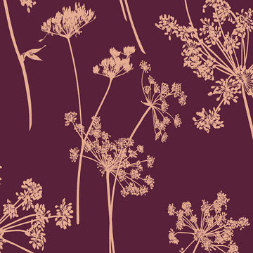 Graham & Brown Wallpaper Arthriscus Plum 105579