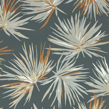 Harlequin Wallpaper Aucuba Slate / Bronze / Topaz 112744