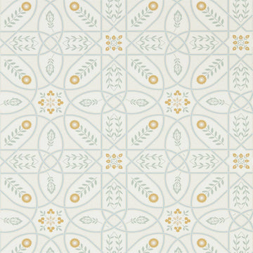 Morris & Co Wallpaper Brophy Trellis Ivory Sage 216700