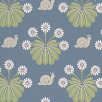 Little Greene Wallpaper Burges Snail Juniper