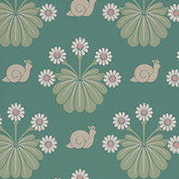 Little Greene Wallpaper Burges Snail Ocean