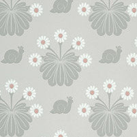 Little Greene Wallpaper Burges Snail Silver