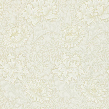 Morris & Co Wallpaper Chrysanthemum Chalk 216823