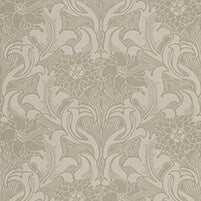 Little Greene Wallpaper Dahlia Scroll French Grey