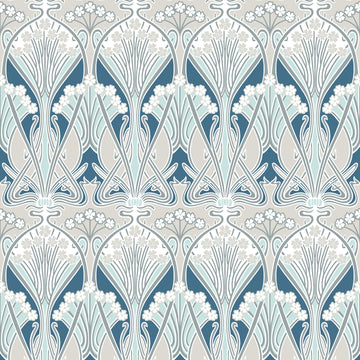 Galerie Wallpaper Dragonfly Damask ET12414