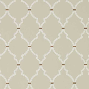 Sanderson Wallpaper Empire Trellis Linen/Cream 216337