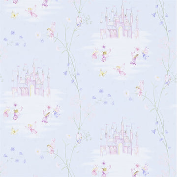 Sanderson Wallpaper Fairy Castle Blue 214045