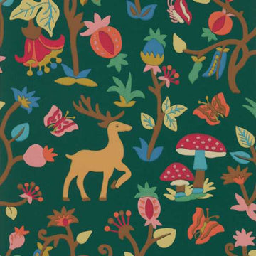 Sanderson Wallpaper Forest of Dean Mulberry/Multi 217218