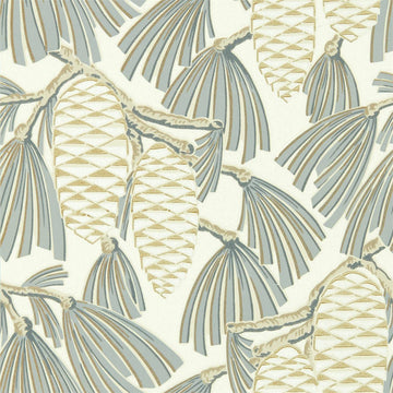 Harlequin Wallpaper Foxley Platinum / Gold 112128