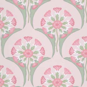 Little Greene Wallpaper Hencroft Pink Primula