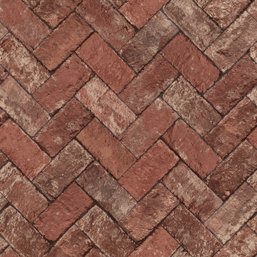 Galerie Wallpaper Herringbone Brick G45424