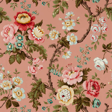 Sanderson Wallpaper Hykenham French Rose 217040