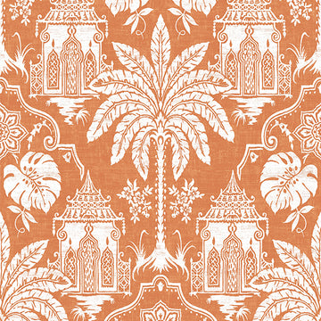 Graham & Brown Wallpaper Imperial Orange 104552