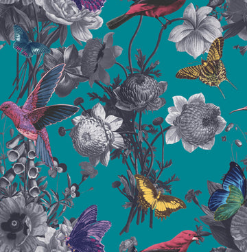 Graham & Brown Wallpaper Jardin Teal 106432