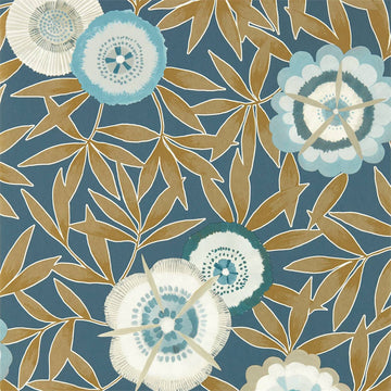 Harlequin Wallpaper Komovi Midnight / Gold 112160