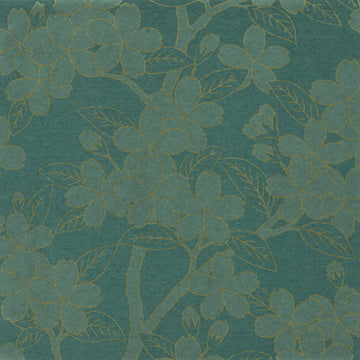Little Greene Wallpaper Camellia Smalt