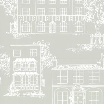 Little Greene Wallpaper Hampstead Cool Grey
