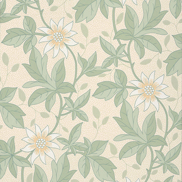 Little Greene Wallpaper Monroe Gold Flower