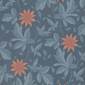 Little Greene Wallpaper Monroe Night Flower