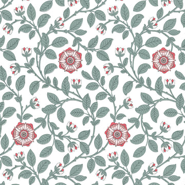 Little Greene Wallpaper Richmond Green Dorcas