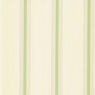 Little Greene Wallpaper Cavendish Stripe Brush Green