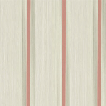 Little Greene Wallpaper Cavendish Stripe Red Stone