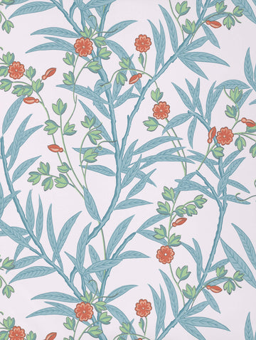 Little Greene Wallpaper Bamboo Floral Heat