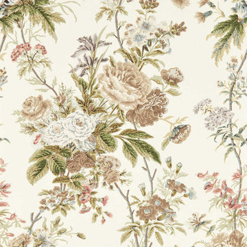 Sanderson Wallpaper Lakeland Paradise Walnut 217306