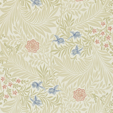 Morris & Co Wallpaper Larkspur Manilla/Old Rose 212557