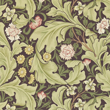 Morris & Co Wallpaper Leicester Chocolate/Olive 212542