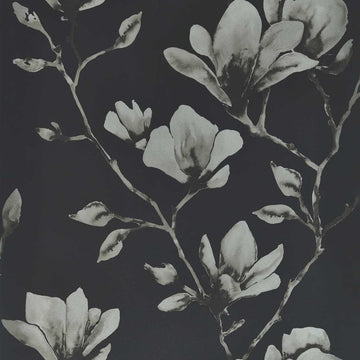 Harlequin Wallpaper Lotus Onyx / Silver 112602