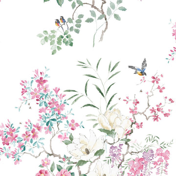 Sanderson Wallpaper Magnolia & Blossom Panel A 216305