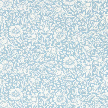 Morris & Co Wallpaper Mallow Powder Blue 217071