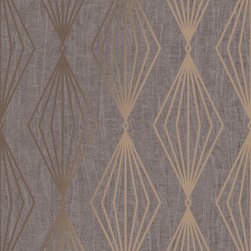 Graham & Brown Wallpaper Marquise Geo Smokey Quartz 111311