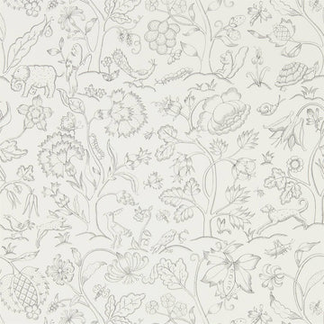 Morris & Co Wallpaper Middlemore Chalk Charcoal 216693