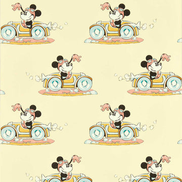 Sanderson Wallpaper Minnie on the Move Sherbet 217269