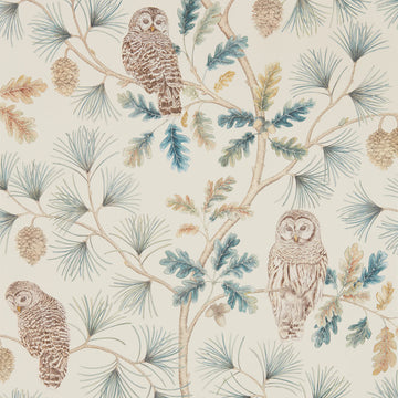Sanderson Wallpaper Owlswick Teal 216595