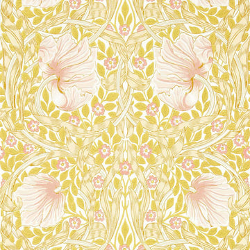 Morris & Co Wallpaper Pimpernel Sunflower/Pink 217065