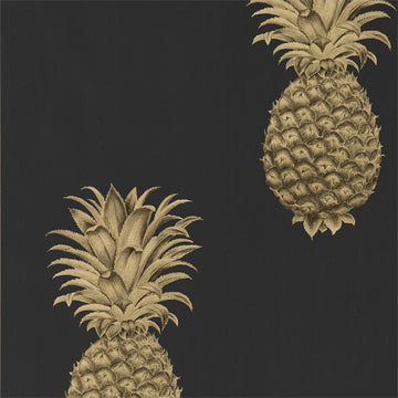 Sanderson Wallpaper Pineapple Royale Graphite/Gold 216326