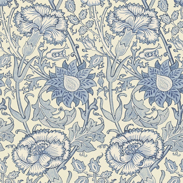 Morris & Co Wallpaper Pink & Rose Indigo 212567