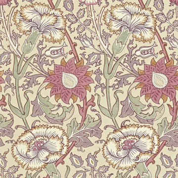 Morris & Co Wallpaper Pink & Rose Manilla/Wine 212566