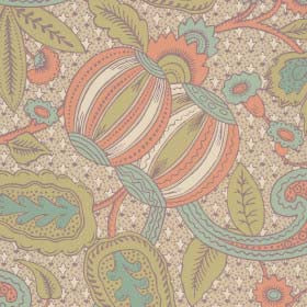 Little Greene Wallpaper Pomegranate Bazaar